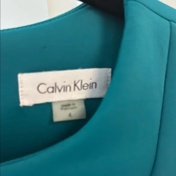 Calvin Klein Teal Midi Dress - Picture 5 of 5